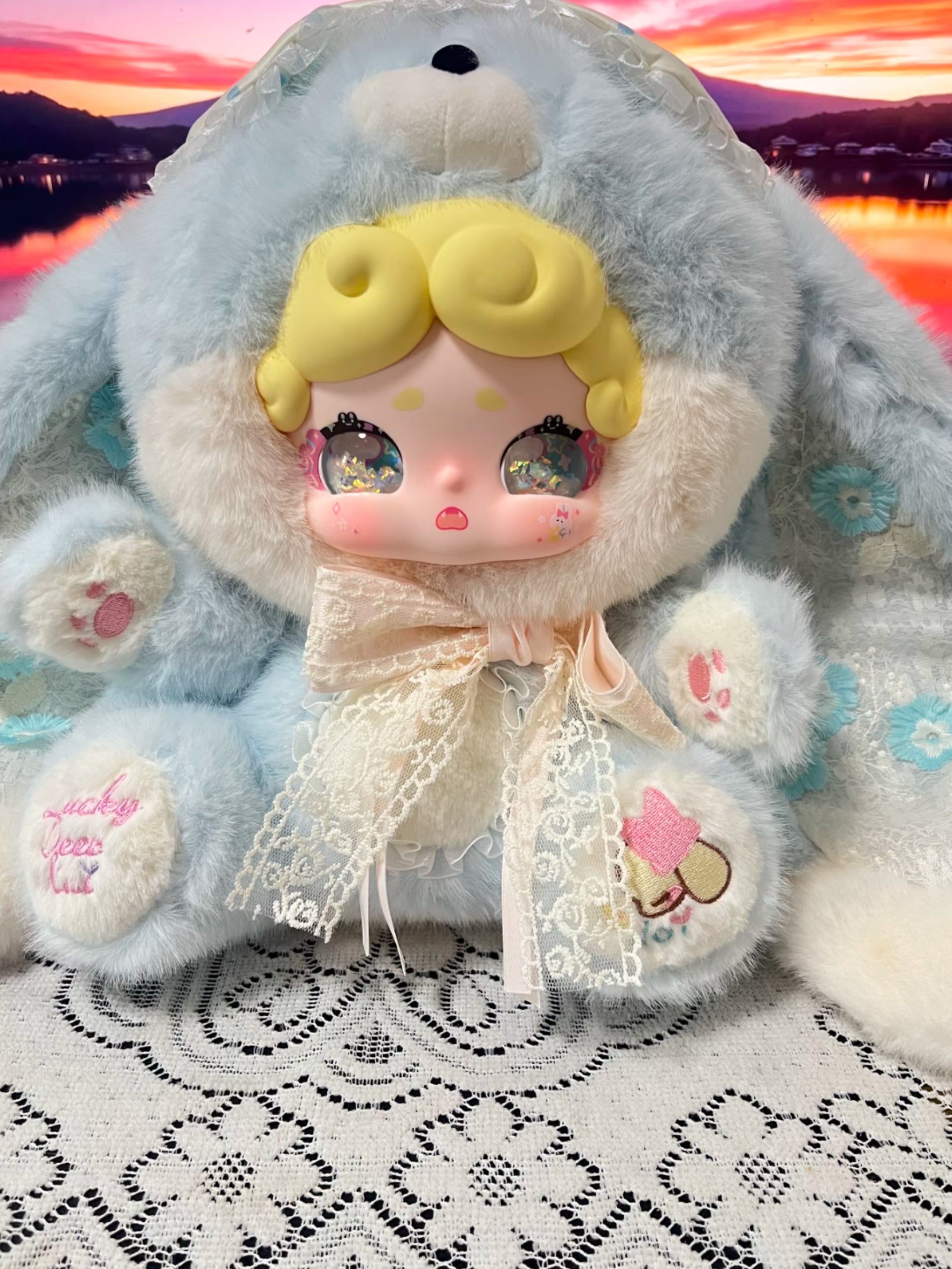 ラッキーディア ナイ スイートティー ラビットシリーズ ぬいぐるみブラインドボックス