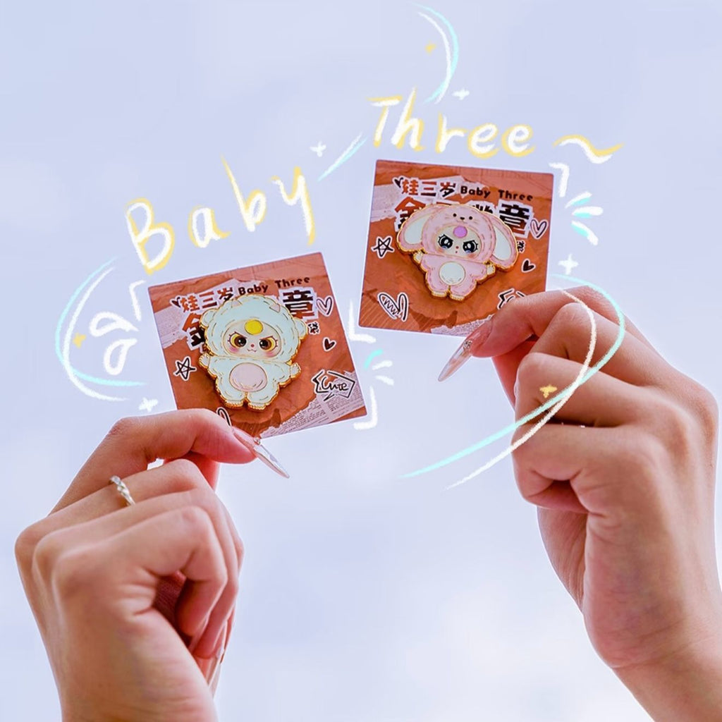 Baby Three-メタルバッジブラインドバッグ
