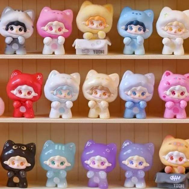 yooki-第2弾ミニブラインドフィギュア【猫たちが出没中】 （1袋に4個入り＋引き取りケース1個付き）